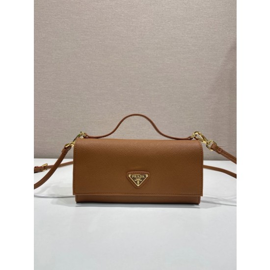 Mini borsa Prada 1MT042 Marrone