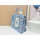 Replica di alta qualità Borsa a mano Dior Book Tote Médaillon con ricami floreali multicolore Blu Replica Perfetta Borsa a mano Dior Book Tote Médaillon con ricami floreali multicolore Blu Imitazione Falsa