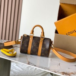 Replica Perfetta Borsa a mano Nano Keepall con chip LV MB163c N2A427 Imitazione Falsa