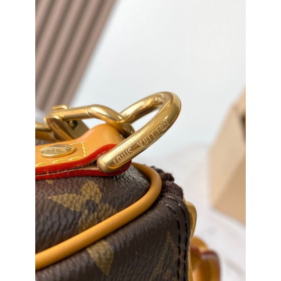 Replica di alta qualità Borsa a mano Nano Keepall con chip LV MB163c N2A427 Replica Perfetta Borsa a mano Nano Keepall con chip LV MB163c N2A427 Imitazione Falsa