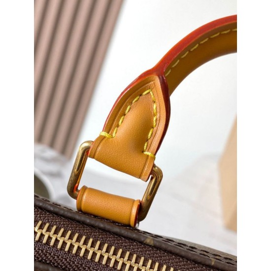 Replica di alta qualità Borsa a mano Nano Keepall con chip LV MB163c N2A427 Replica Perfetta Borsa a mano Nano Keepall con chip LV MB163c N2A427 Imitazione Falsa
