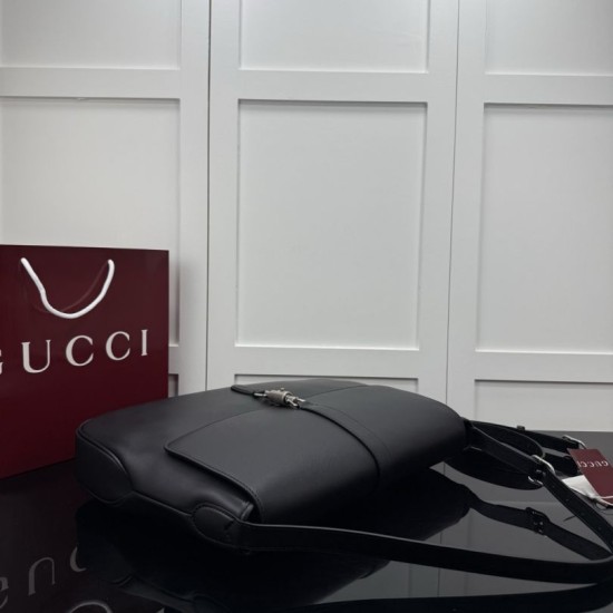 Borsa a tracolla Gucci Jackie Soft Flap A005ZI nera Borsa a tracolla Gucci Jackie Soft Flap A005ZI nera