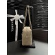 Borsa a tracolla orizzontale Chanel 26A AS6443 Albicocca scamosciata