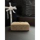Borsa a tracolla orizzontale Chanel 26A AS6443 Albicocca scamosciata