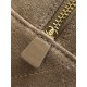 Borsa a tracolla orizzontale Chanel 26A AS6443 Albicocca scamosciata