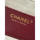 Borsa a tracolla orizzontale Chanel 26A AS6443 Albicocca scamosciata