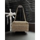 Borsa a tracolla orizzontale Chanel 26A AS6443 Albicocca scamosciata