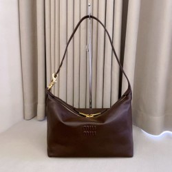 Replica Perfetta Borsa a tracolla Spirit Hobo Miu Miu 5BC217 nappa Borgogna Imitazione Falsa