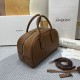 Replica di alta qualità Borsa Boston Sac de Jour YSL Saint Laurent pelle liscia Giallo terroso Replica Perfetta Borsa Boston Sac de Jour YSL Saint Laurent pelle liscia Giallo terroso Imitazione Falsa