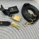 Replica Perfetta Borsa Boston Sac de Jour YSL Saint Laurent pelle liscia Nero Imitazione Falsa