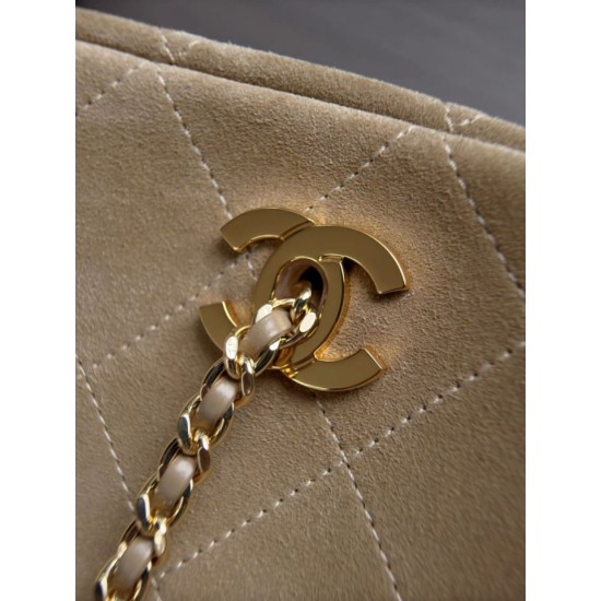 Replica di alta qualità Borsa bowling grande Chanel AS6406 con tracolla a catena Grigio Replica Perfetta Borsa bowling grande Chanel AS6406 con tracolla a catena Grigio Imitazione Falsa