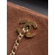 Replica di alta qualità Borsa bowling grande Chanel AS6406 con tracolla a catena Marrone Replica Perfetta Borsa bowling grande Chanel AS6406 con tracolla a catena Marrone Imitazione Falsa