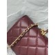 Replica di alta qualità Borsa Chanel 26A con manici pelle con motivo a sfere AS5280 Borgogna Replica Perfetta Borsa Chanel 26A con manici pelle con motivo a sfere AS5280 Borgogna Imitazione Falsa