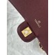 Replica di alta qualità Borsa Chanel 26A con manici pelle con motivo a sfere AS5280 Borgogna Replica Perfetta Borsa Chanel 26A con manici pelle con motivo a sfere AS5280 Borgogna Imitazione Falsa