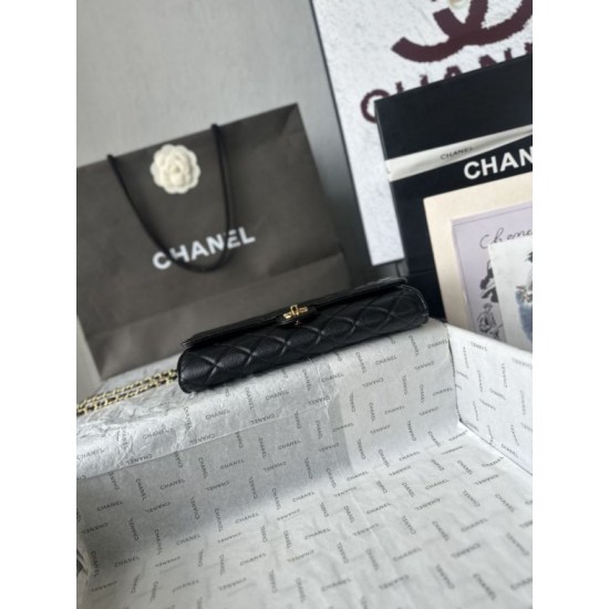 Replica di alta qualità Borsa Chanel 26A con manici pelle con motivo a sfere AS5280 Nero Replica Perfetta Borsa Chanel 26A con manici pelle con motivo a sfere AS5280 Nero Imitazione Falsa