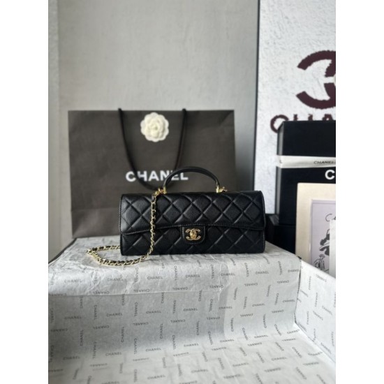 Replica di alta qualità Borsa Chanel 26A con manici pelle con motivo a sfere AS5280 Nero Replica Perfetta Borsa Chanel 26A con manici pelle con motivo a sfere AS5280 Nero Imitazione Falsa