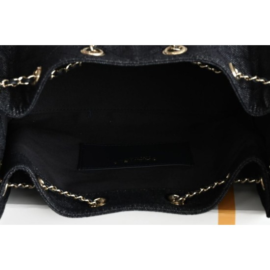 Replica Perfetta Borsa Chanel 26s Hobo AS5293 denim Blu Imitazione Falsa