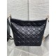 Replica di alta qualità Borsa Dior Toujours Hobo cucitura cannage Nero Replica Perfetta Borsa Dior Toujours Hobo cucitura cannage Nero Imitazione Falsa