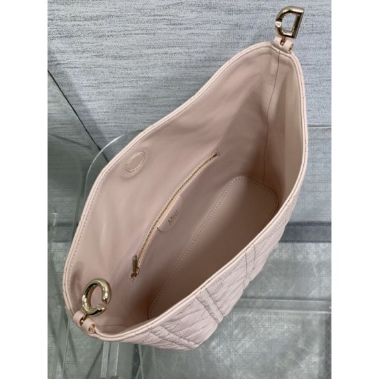 Replica di alta qualità Borsa Dior Toujours Hobo cucitura cannage rosa Replica Perfetta Borsa Dior Toujours Hobo cucitura cannage rosa Imitazione Falsa