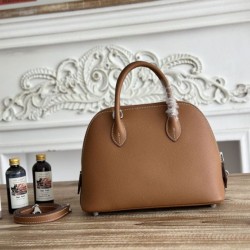 Replica Perfetta Borsa Hermes Bolide 1923 25cm tessuto Epsom giallo terroso Imitazione Falsa