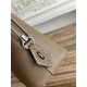 Replica Perfetta Borsa Hermes Bolide 1923 25cm tessuto Epsom Grigio Imitazione Falsa