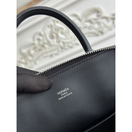 Replica di alta qualità Borsa Hermes Bolide 1923 25cm tessuto Epsom nero Replica Perfetta Borsa Hermes Bolide 1923 25cm tessuto Epsom nero Imitazione Falsa