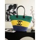 Replica Perfetta Borsa shopping maxi Chanel Coco Beach Rafia Imitazione Falsa