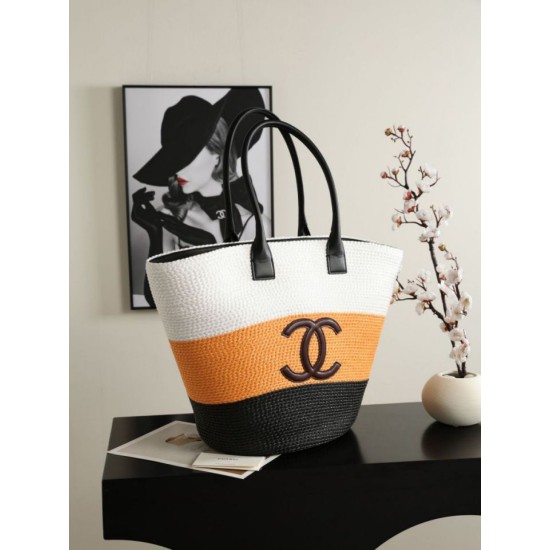 Replica di alta qualità Borsa shopping maxi Chanel Coco Beach Rafia Giallo Replica Perfetta Borsa shopping maxi Chanel Coco Beach Rafia Giallo Imitazione Falsa
