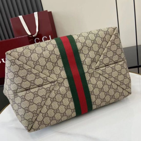 Replica di alta qualità Borsa tote Gucci Ophidia GG Supreme marrone Replica Perfetta Borsa tote Gucci Ophidia GG Supreme marrone Imitazione Falsa
