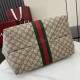 Replica di alta qualità Borsa tote Gucci Ophidia GG Supreme marrone Replica Perfetta Borsa tote Gucci Ophidia GG Supreme marrone Imitazione Falsa