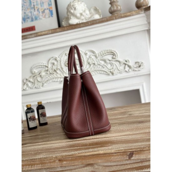 Replica di alta qualità Borsa tote Hermès Garden Party 30 Rouge Replica Perfetta Borsa tote Hermès Garden Party 30 Rouge Imitazione Falsa