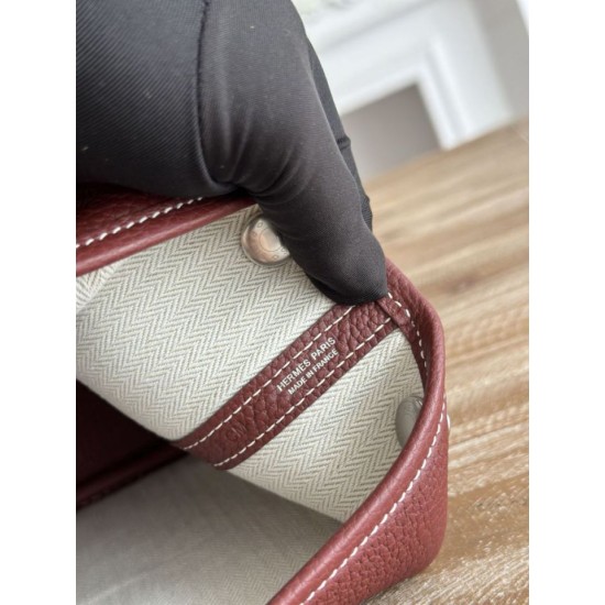 Replica di alta qualità Borsa tote Hermès Garden Party 30 Rouge Replica Perfetta Borsa tote Hermès Garden Party 30 Rouge Imitazione Falsa