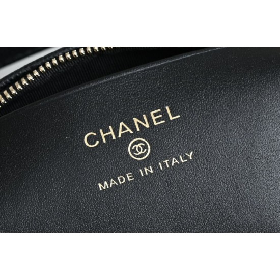 Replica di alta qualità Chanel 26S Quilted Hobo crescent-shaped bag AS5094 Nero Replica Perfetta Chanel 26S Quilted Hobo crescent-shaped bag AS5094 Nero Imitazione Falsa