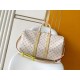 [Chip 163c01] Borsa da viaggio Louis Vuitton Keepall Bandoulière 45 M29674 Bianca