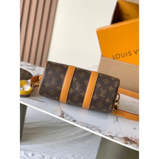 Replica Perfetta [Chip MB163c] Borsa a tracolla LV Keepall Bandoulière 25 M28957 Imitazione Falsa