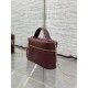 Replica di alta qualità Pochette Dior il trucco Lady Dior Borgogna Replica Perfetta Pochette Dior il trucco Lady Dior Borgogna Imitazione Falsa