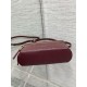 Replica di alta qualità Pochette Dior il trucco Lady Dior Borgogna Replica Perfetta Pochette Dior il trucco Lady Dior Borgogna Imitazione Falsa