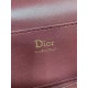 Replica di alta qualità Pochette Dior il trucco Lady Dior Borgogna Replica Perfetta Pochette Dior il trucco Lady Dior Borgogna Imitazione Falsa