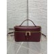 Replica di alta qualità Pochette Dior il trucco Lady Dior Borgogna Replica Perfetta Pochette Dior il trucco Lady Dior Borgogna Imitazione Falsa