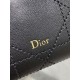 Replica di alta qualità Pochette Dior il trucco Lady Dior Nero Replica Perfetta Pochette Dior il trucco Lady Dior Nero Imitazione Falsa