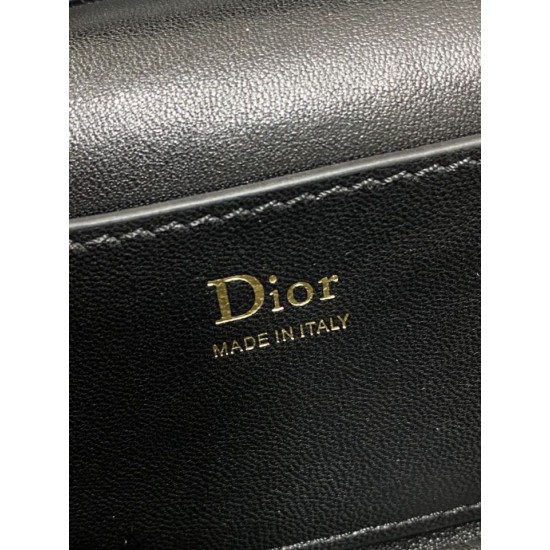 Replica di alta qualità Pochette Dior il trucco Lady Dior Nero Replica Perfetta Pochette Dior il trucco Lady Dior Nero Imitazione Falsa