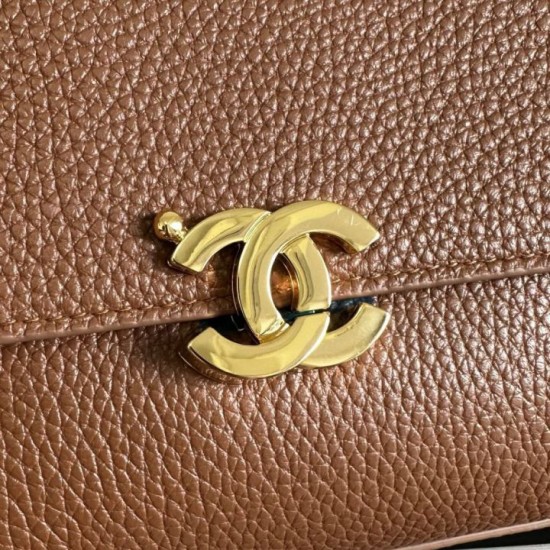 Replica di lusso Borse Chanel Souplissimo Piccolo/Maxi Flap vitello Marrone Replica di lusso Borse Chanel Souplissimo Piccolo/Maxi Flap vitello Marrone