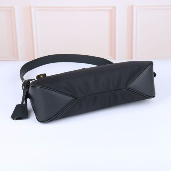 Replica di lusso Borsa a tracolla Prada Tessuto Locker nylon nero