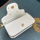 Replica AAA Borsa a spalla piccola Valentino Garavani Locò con logo gioiello vitello Bianco Replica AAA Borsa a spalla piccola Valentino Garavani Locò con logo gioiello vitello Bianco