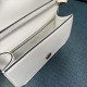 Replica AAA Borsa a spalla piccola Valentino Garavani Locò con logo gioiello vitello Bianco Replica AAA Borsa a spalla piccola Valentino Garavani Locò con logo gioiello vitello Bianco