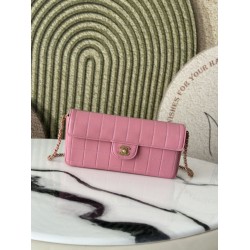 Borsa Chanel Vintage AS3314 chiusura a patta Rosa