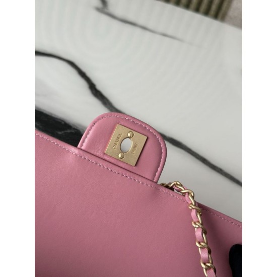 Borsa Replica perfetta Chanel Vintage AS3314 chiusura a patta Rosa Borsa Replica perfetta Chanel Vintage AS3314 chiusura a patta Rosa