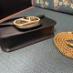 Borsa Replica a spalla piccola Valentino Garavani Locò con logo gioiello vitello nero