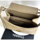 Replica fedele Borse Chanel Souplissimo Maxi Flap scamosciata di vitello albicocca Replica fedele Borse Chanel Souplissimo Maxi Flap scamosciata di vitello albicocca
