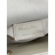 Borse Replica 1:1 Dior D-Joy agnello ricamata con fiocco bianco avorio Borse Replica 1:1 Dior D-Joy agnello ricamata con fiocco bianco avorio
